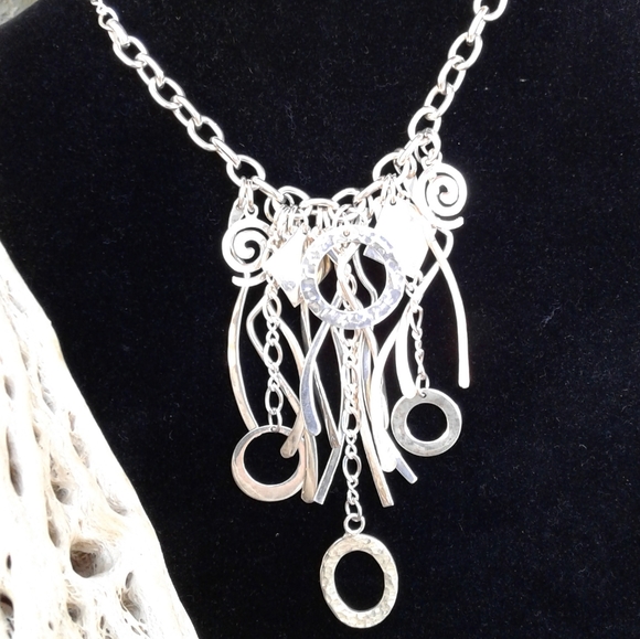Sterling Silver Wow! STATEMENT NECKLACE - Picture 7 of 10